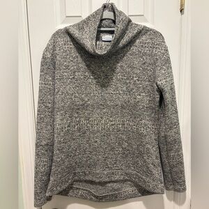 Columbia Gray Cowl Neck Sweater Knit Pullover